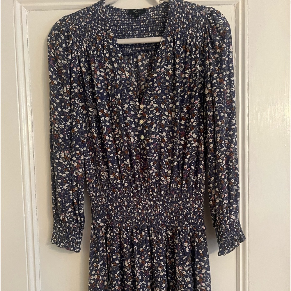 Rails dress rayon / viscose blend falls 15” from waist (floral print)